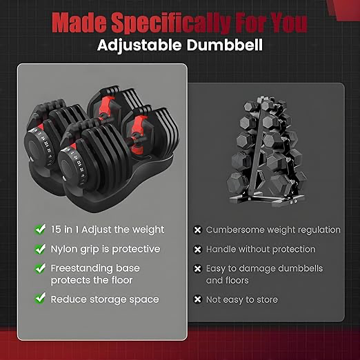 Dumbbell Set and Rack