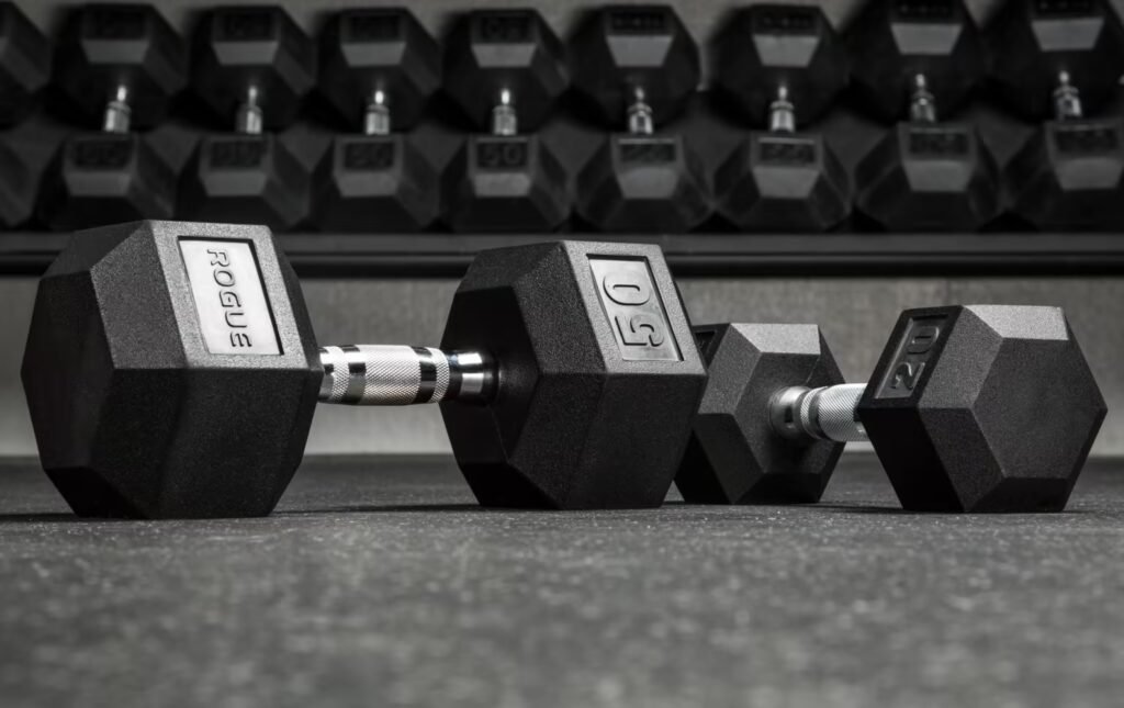 Dumbbell Set and Rack