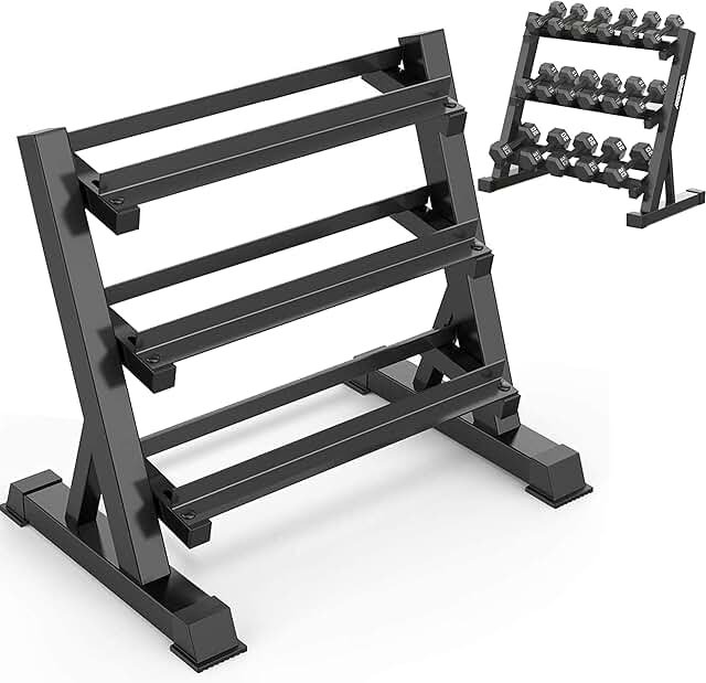 Dumbbell Set and Rack